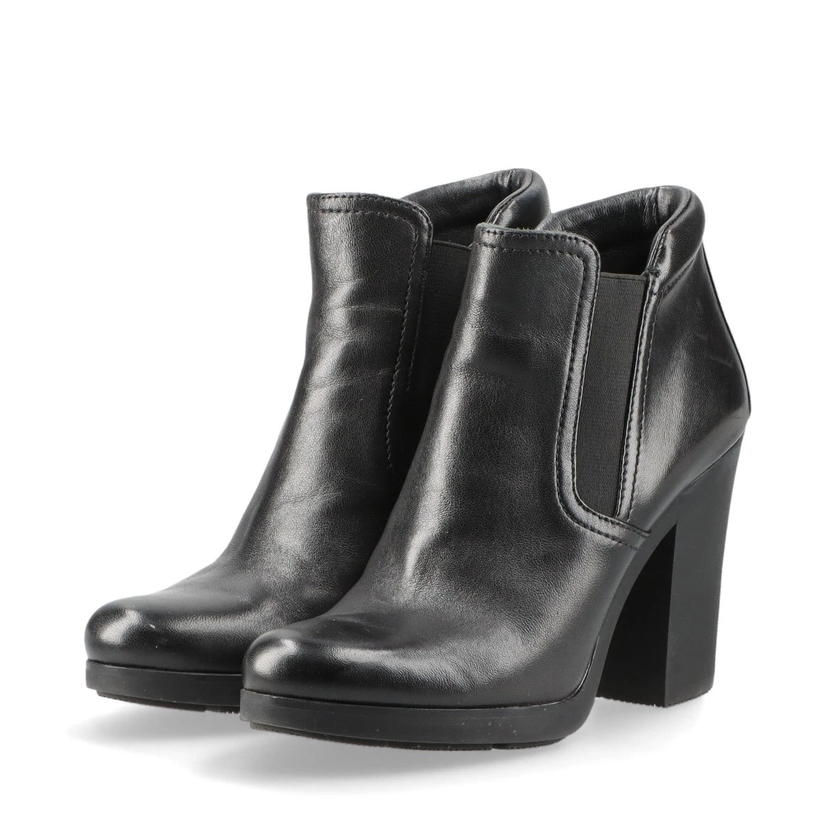 PRADA プラダスポーツ　サイドゴア　ブーツ　エナメル　レザー　38 ブラック PRADA プラダスポーツサイドゴアブーツエナメルレザー38 ブラック