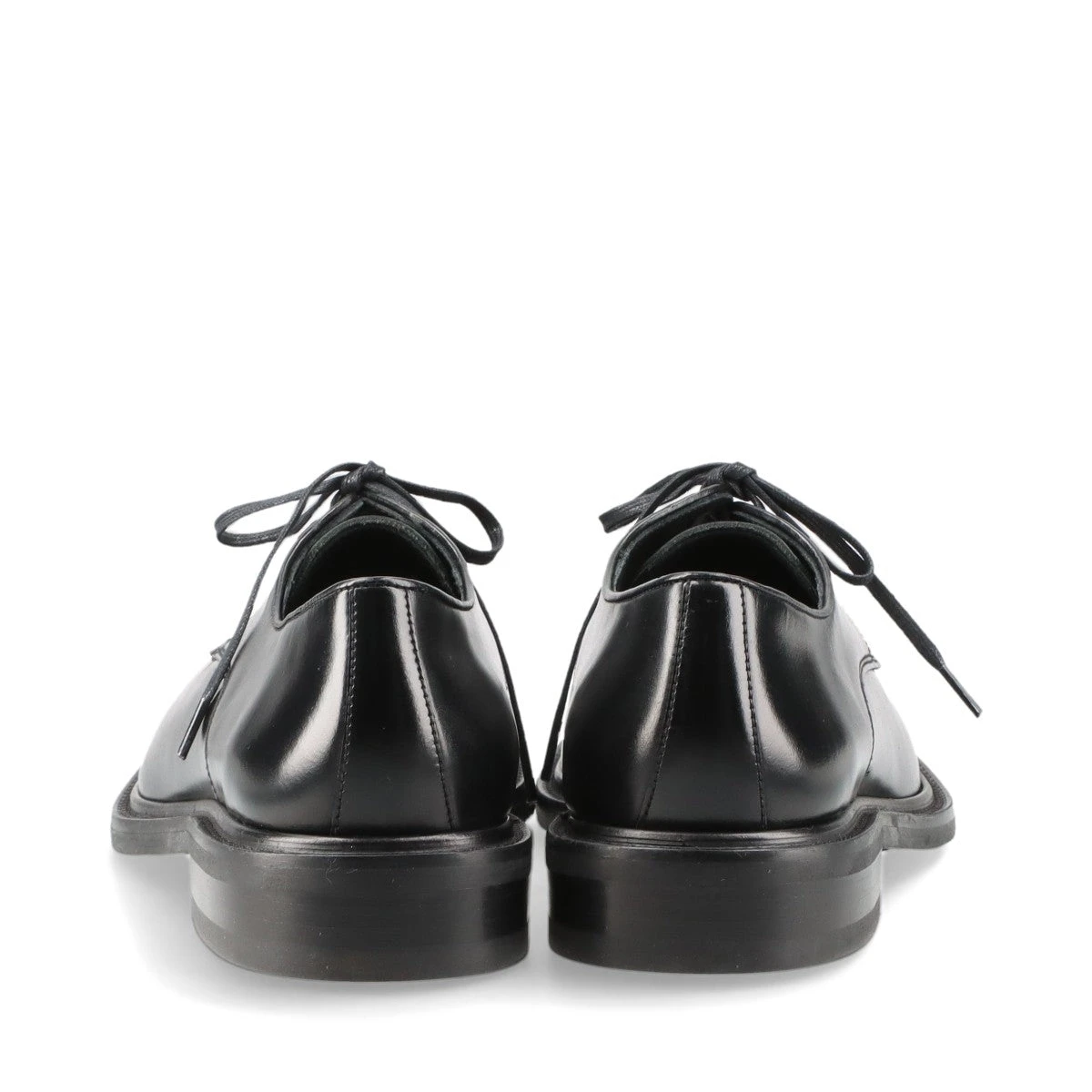 出品今日19時まで！ALAIA ダービーシューズ 38 黒 箱付き 靴 レザー