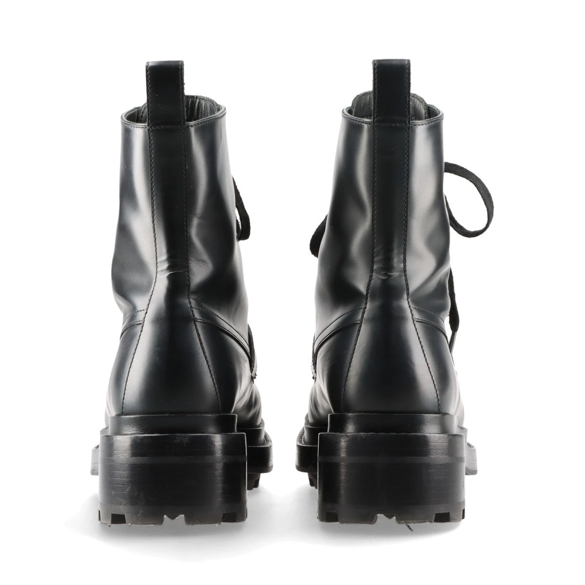 エルメス ファンク レザー ショートブーツ 38 レディース ブラック