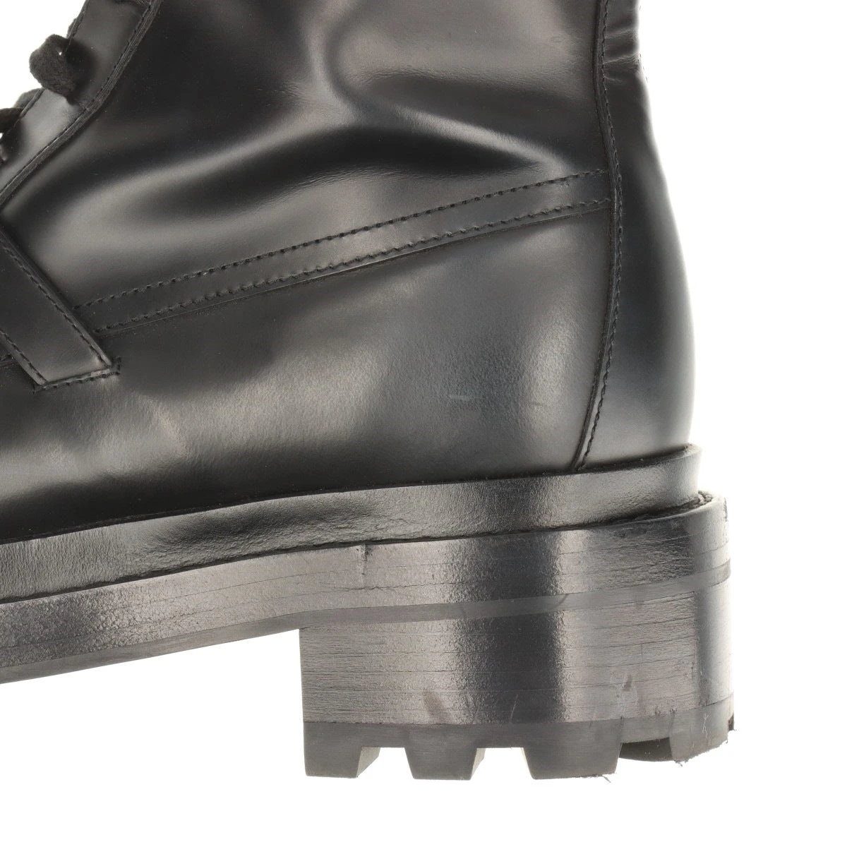 エルメス ファンク レザー ショートブーツ 38 レディース ブラック