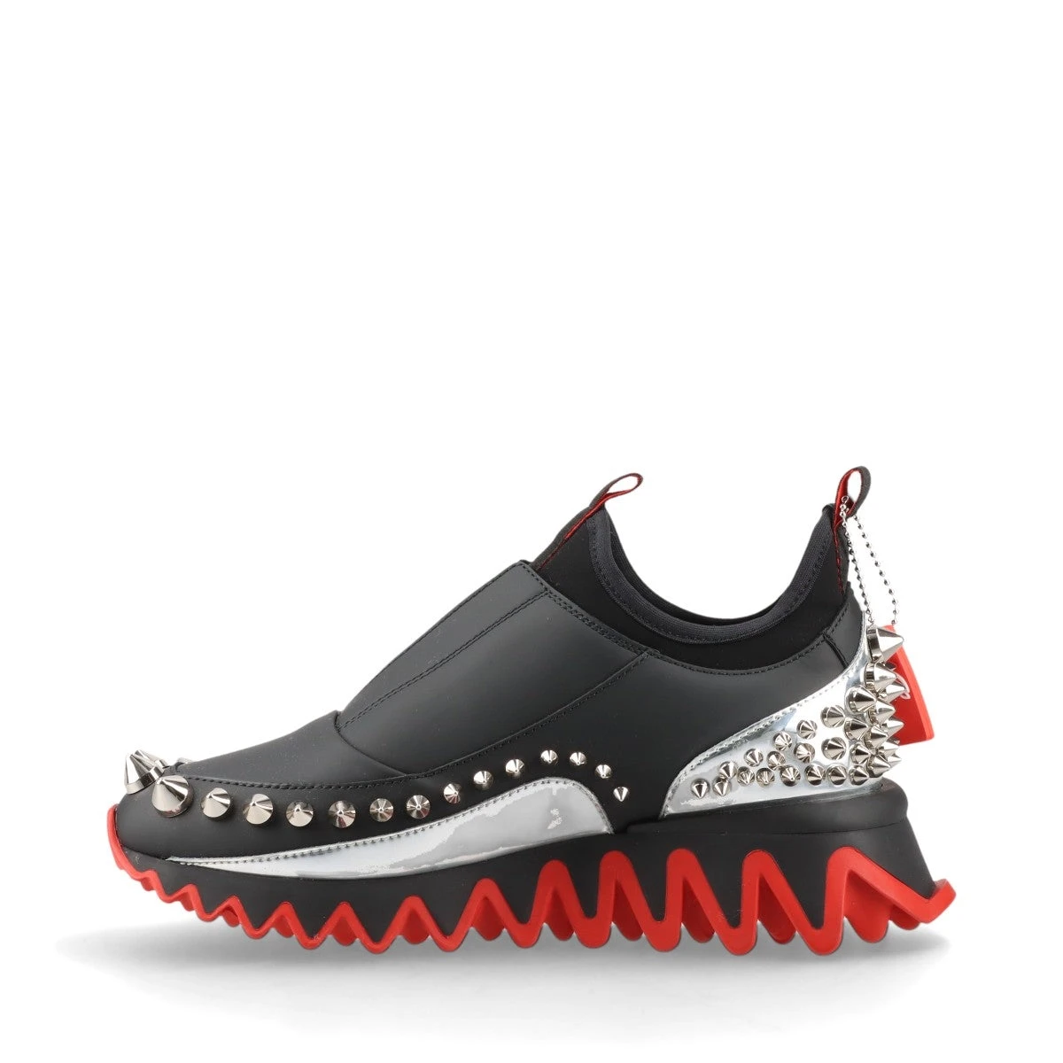 かずクリスチャンルブタンブラックスタッズ付フラットシューズ35 中古・古着通販】Christian Louboutin (クリスチャン・ルブタン