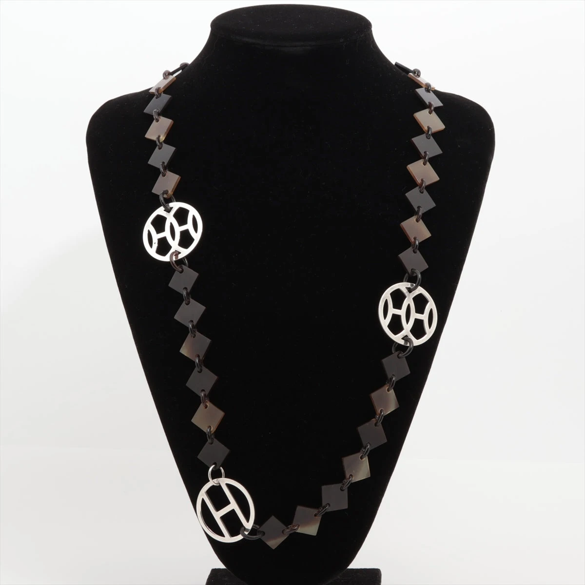 ◇エルメス◇ディーヴァ/バッファローホーン/ネックレス/ブランド エルメス ディーヴァ ネックレス 925×バッファローホーン 47.5g
