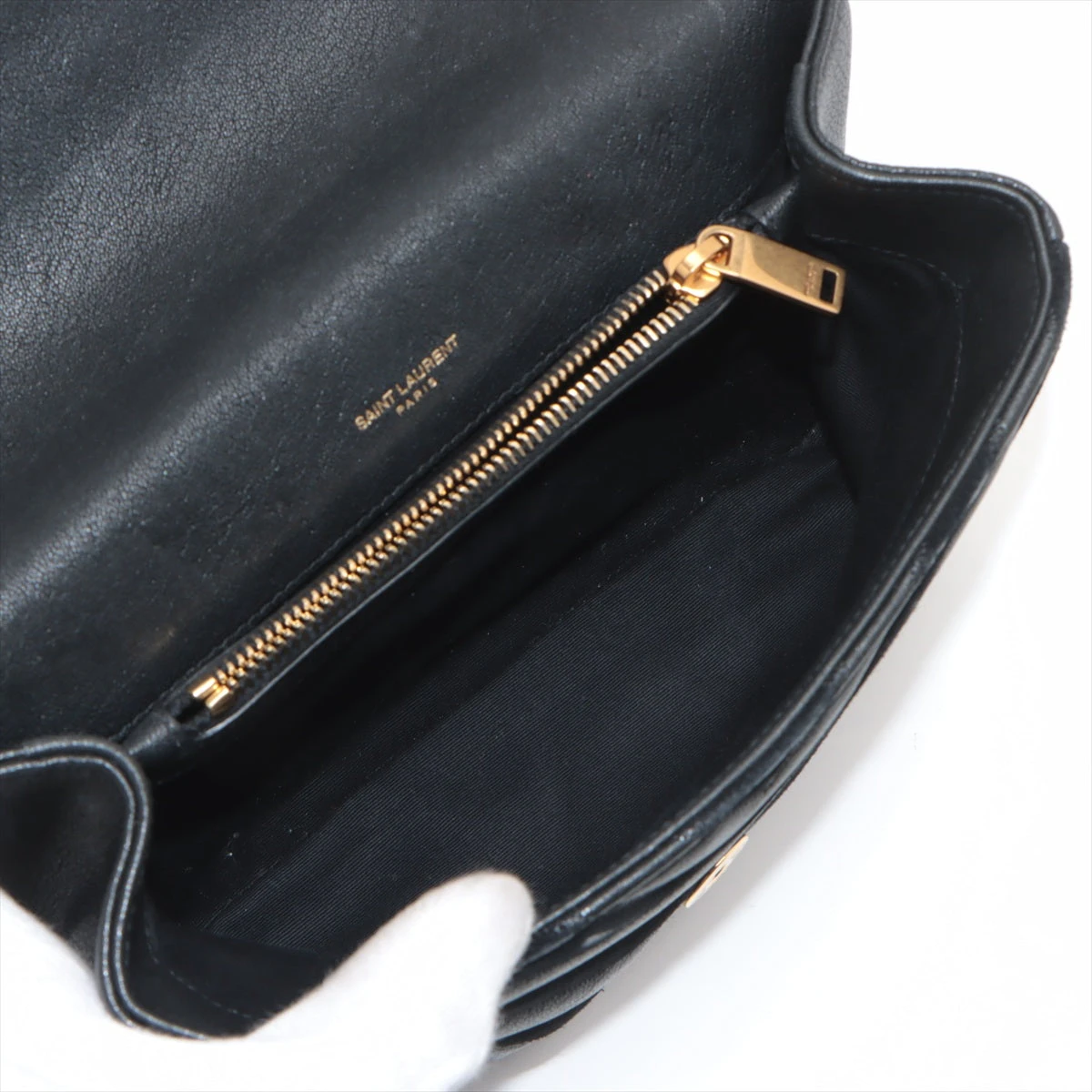 Saint Laurent Paris レザー バングル 約20cm ブラック 楽天市場】サンローラン ブレスレットの通販