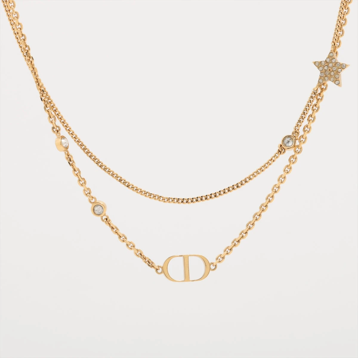 PETIT CD ネックレス ゴールド Dior】Petit CD ネックレス