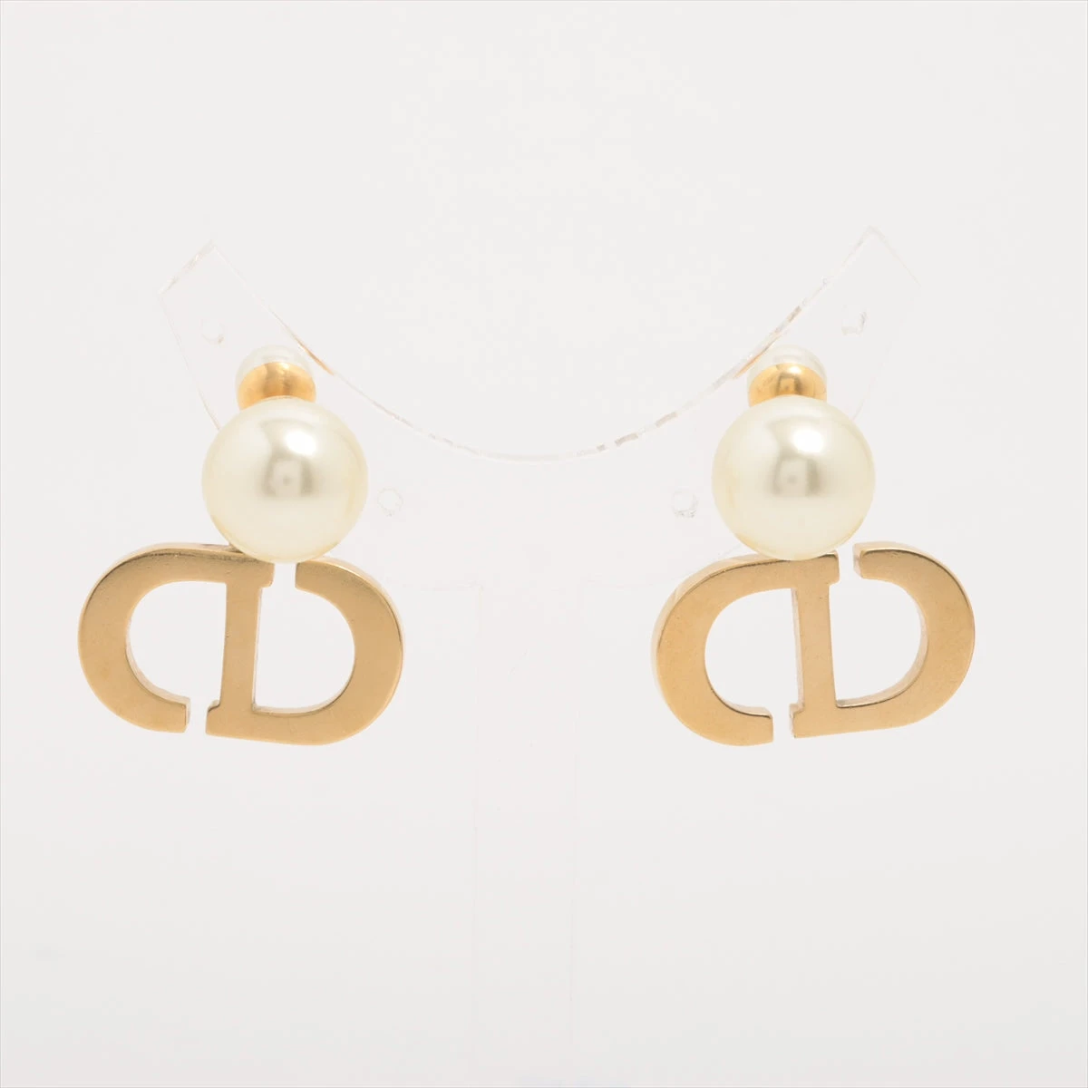 Dior ディオール トライバル 現行 ロゴ パール ゴールド 片耳 ピアス ディオール Dior Tribales ディオール トライバル ピアス(両耳用