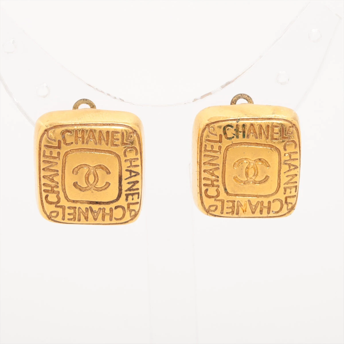 【良品】【シャネル】ロゴ ココマーク スクエア 99A ピアス 片方 片耳 シャネルCHANEL ココマークピアス 【公式通販】