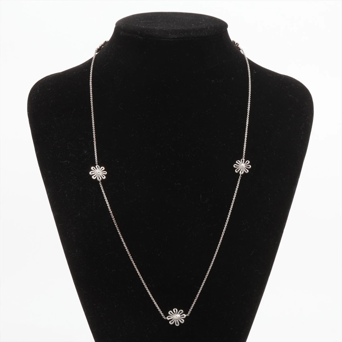 ティファニー デイジーフラワー ネックレス 925 13.1g シルバー