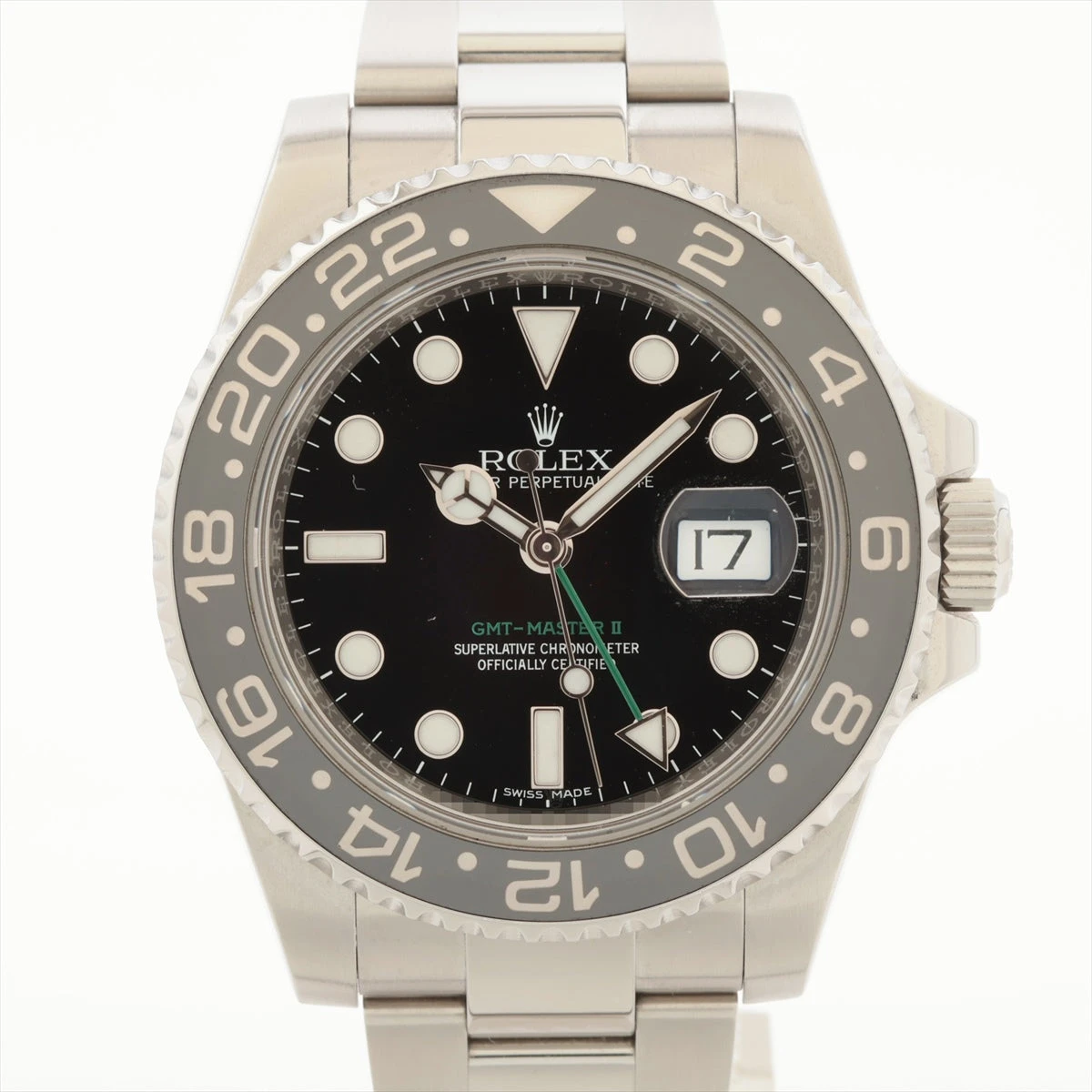 ロレックス GMTマスターⅡ 116710LN SS AT 黒文字盤 AP098822｜中古  