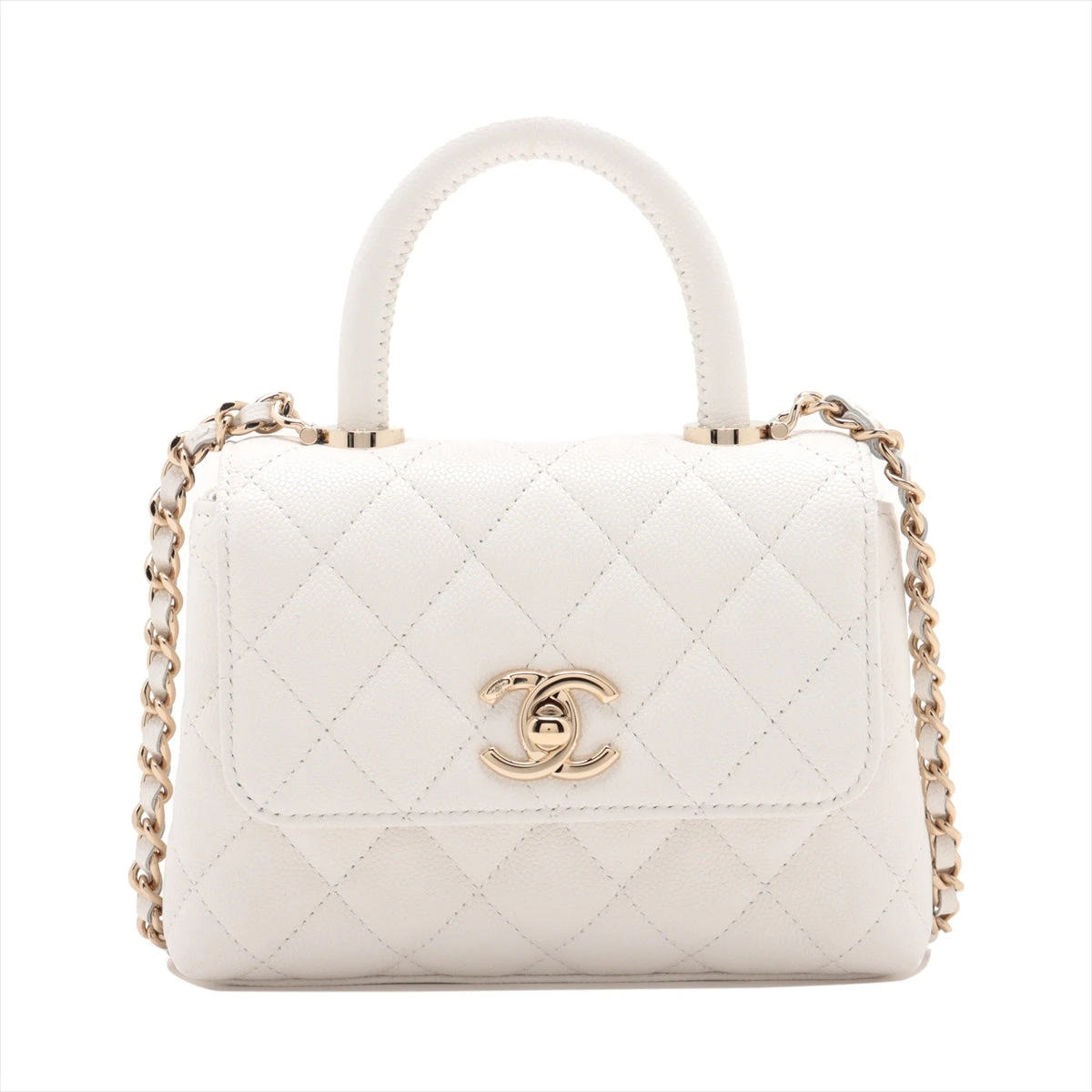 楽天市場】【新品同様】シャネル 【CHANEL】ココハンドル トップ