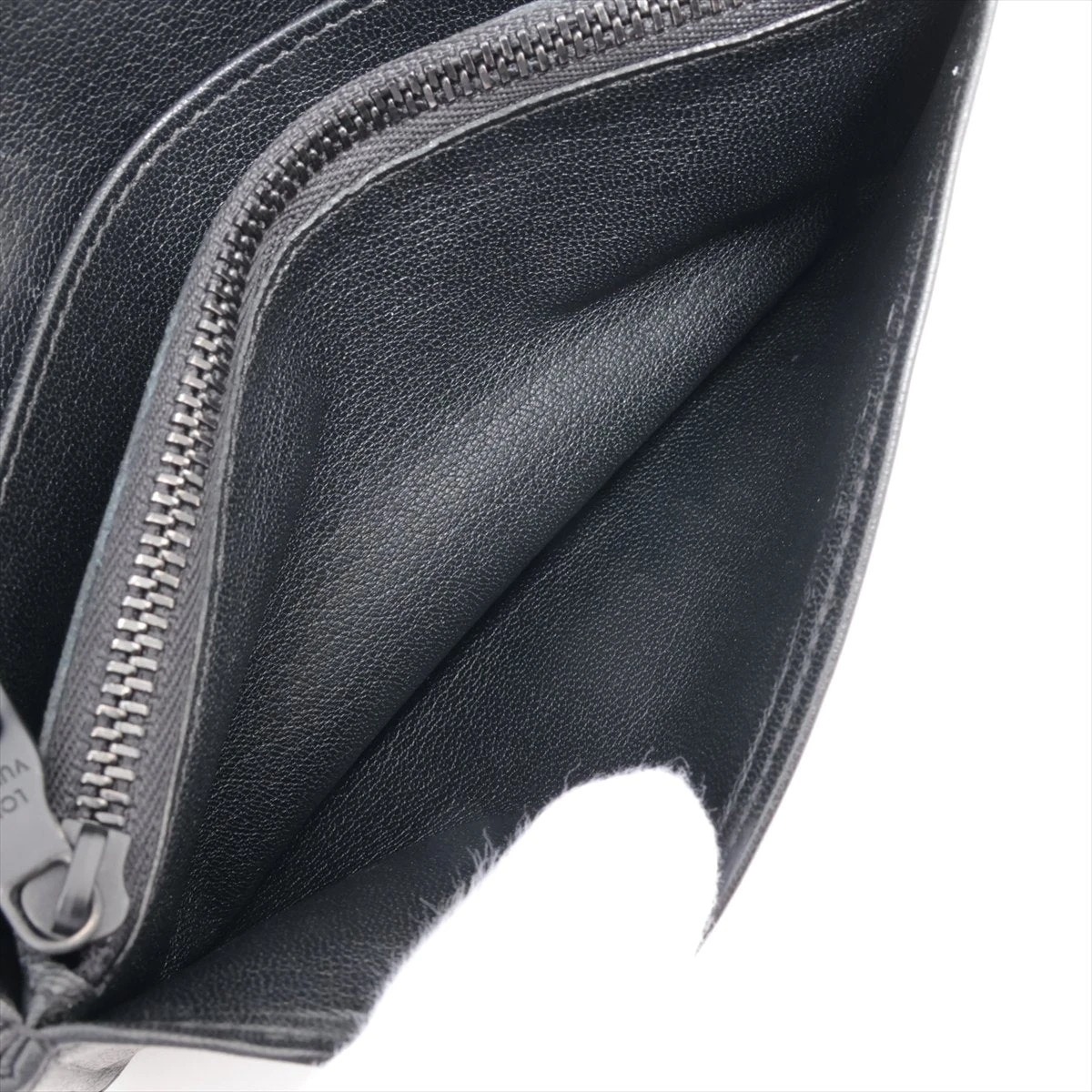 ヴィトン オーストリッチ ポルトフォイユブラザ N82509 ブルー 財布