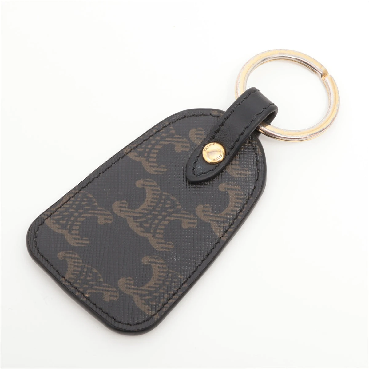 極美品 CELINE セリーヌ キーホルダー キーリング レザー キーケース CELINE バッグチャーム キーホルダー スケートボード ☆国内発送