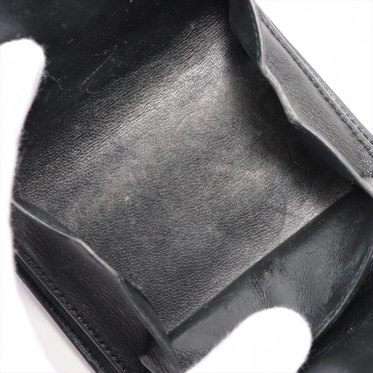 サンローランパリ Vステッチ MRT692061 レザー コンパクト