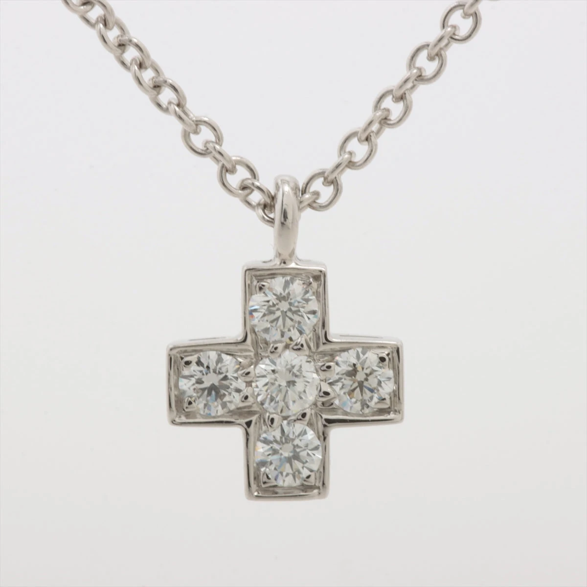 ティファニー クルーシフォーム ダイヤ ネックレス Pt950 3.0g ティファニー クルーシフォーム ダイヤ ネックレス Pt950 3.0g