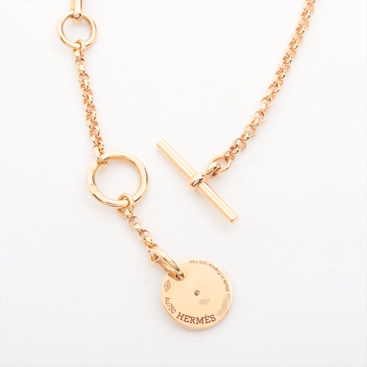 HERMES エルメス Au750 ダイヤモンド ガンバード ブレスレット HERMES エルメス Au750 ダイヤモンド ガンバード ブレスレット