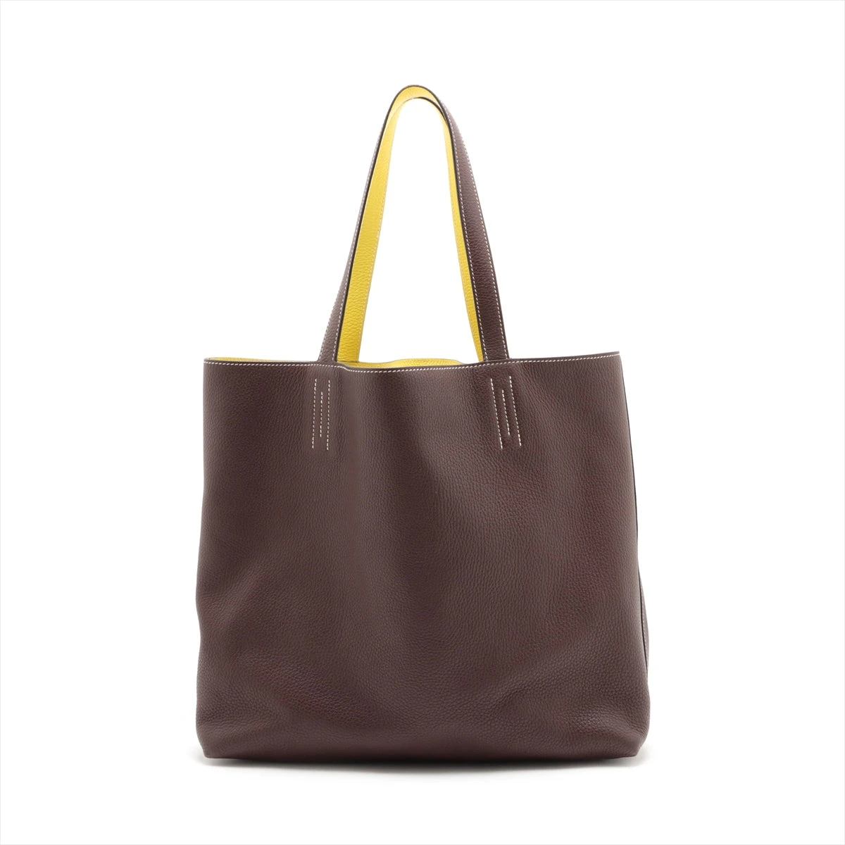 エルメス ドゥブルセンス45 トリヨンクレマンス カカオ×ライム Y:2020