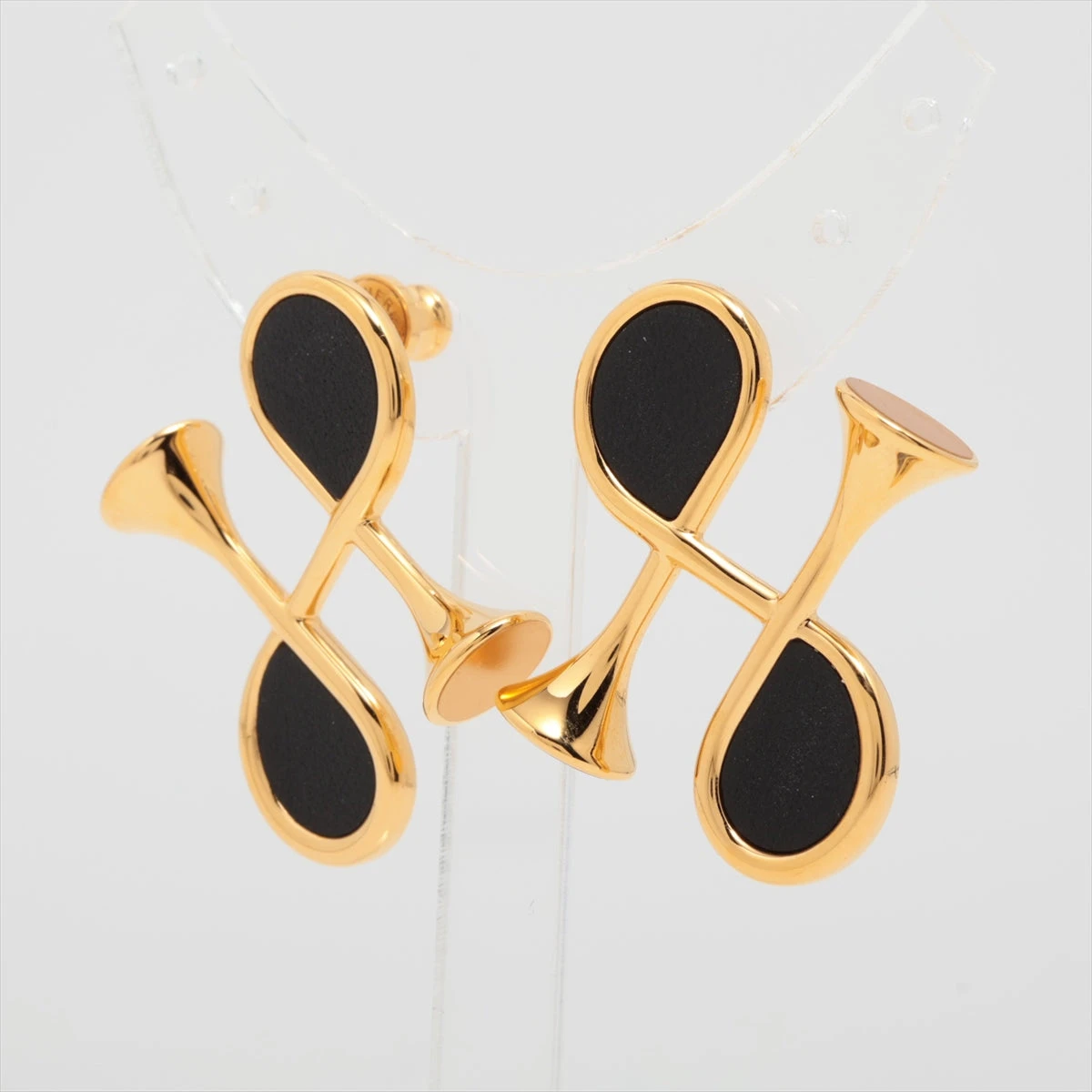 定価12万3000 エルメス コルH ピアス ピンクゴールド