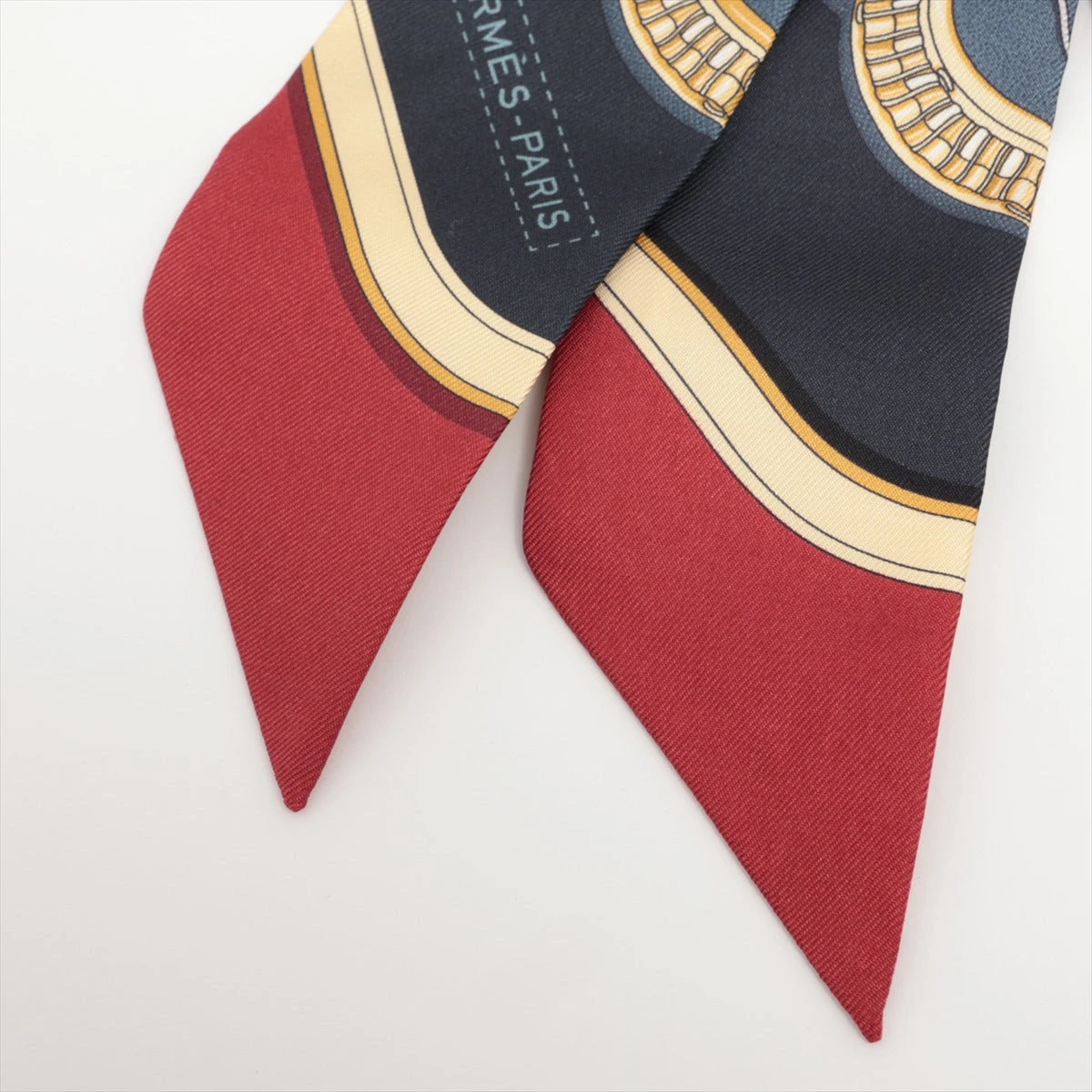 エルメス ツイリー GRAND APPARAT 盛装の馬 ツイリー シルク ブラック