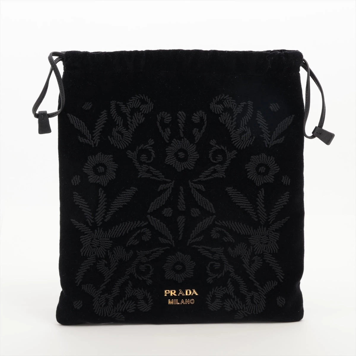 PRADA 黒 キャンバスポーチ PRADA 黒 キャンバスポーチ 【公式通販】