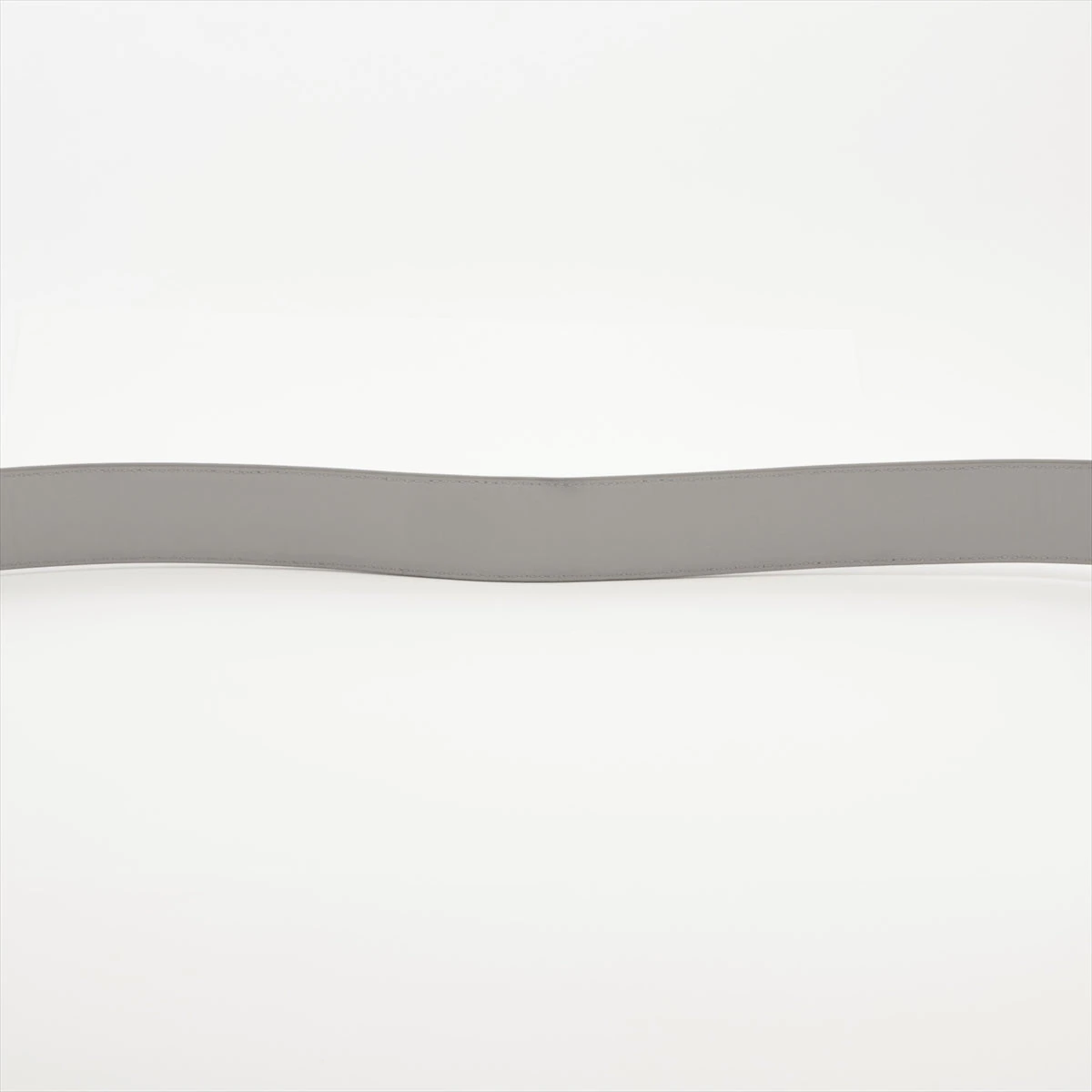 ディオール CDダイヤモンド ベルト 85 PVC×レザー グレー A3359513