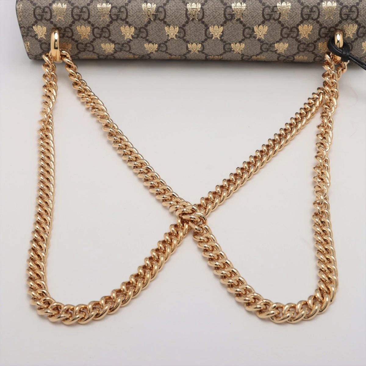 GUCCI グッチ 409487 チェーンショルダー パドロック GG