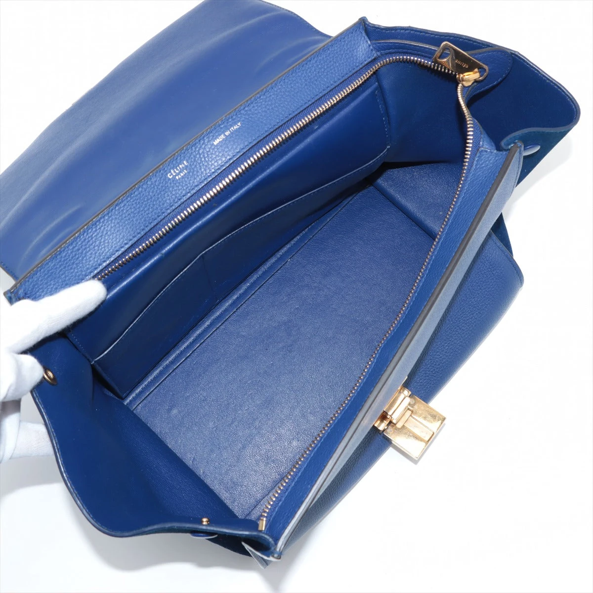 楽天市場】セリーヌ トラペーズ ミディアム トリコロール ハンドバッグ