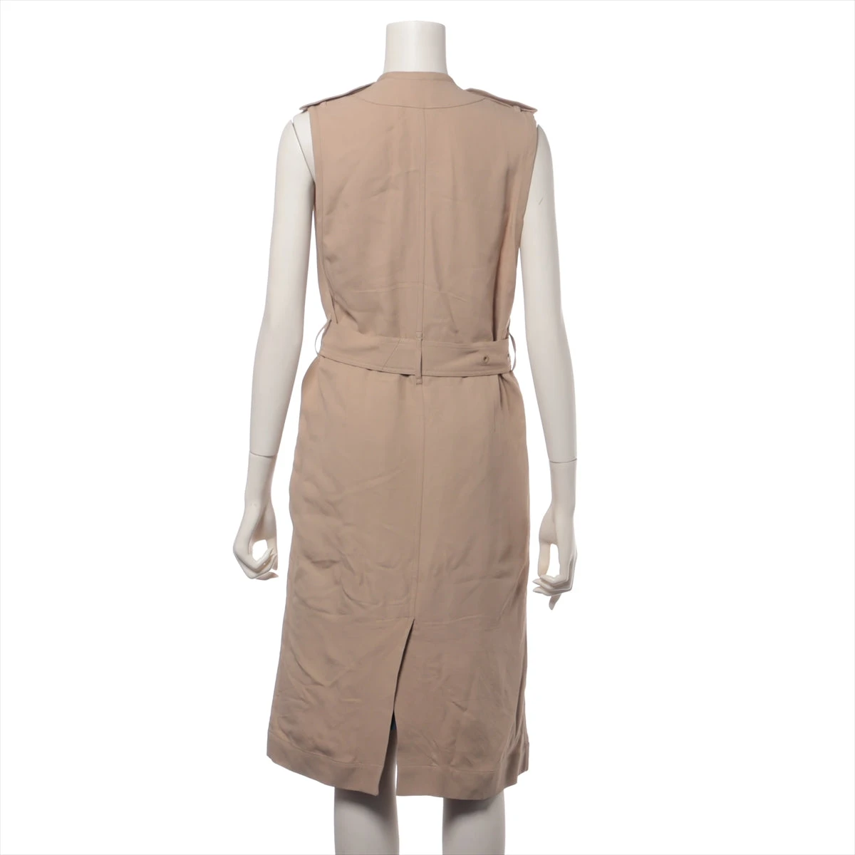 バーバリー ティッシ期 レーヨン ノースリーブワンピース IT34