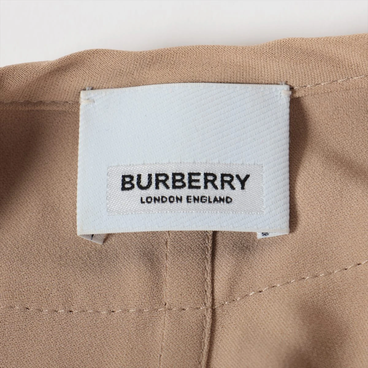 BURBERRY ベージュ ノースリーブ ワンピース&ドレス　セレモニー XS-Lサイズあり 【GINZA COUTURE/銀座クチュール】ペイズリー