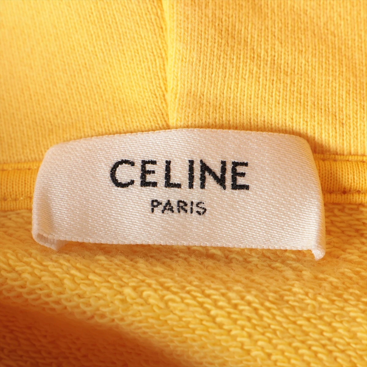 セリーヌ エディ期 コットン パーカー S メンズ イエロー