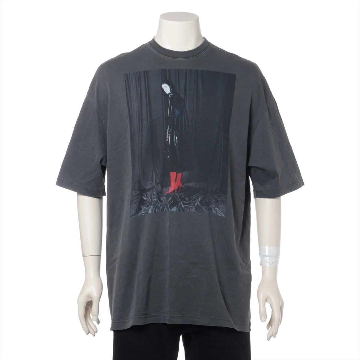 バレンシアガ 17年 コットン Tシャツ 10 グレー バレンシアガ 17年 コットン Tシャツ M メンズ グレー 492258