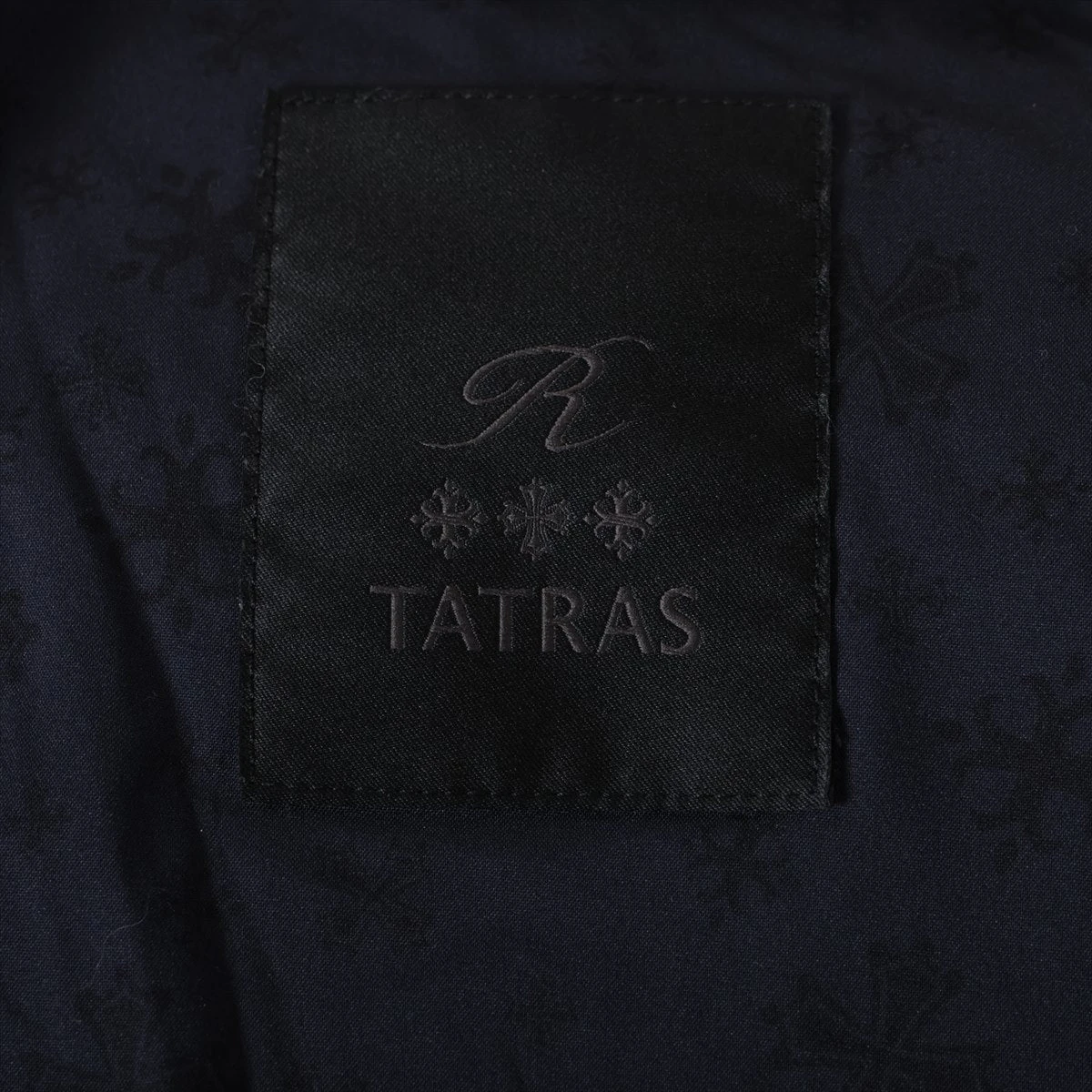 極希少 美品　TATRAS 　ダウンジャケット　キルティング　タヌキファー 4284【美品】タトラス キルティングダウン ダウンジャケット 黒