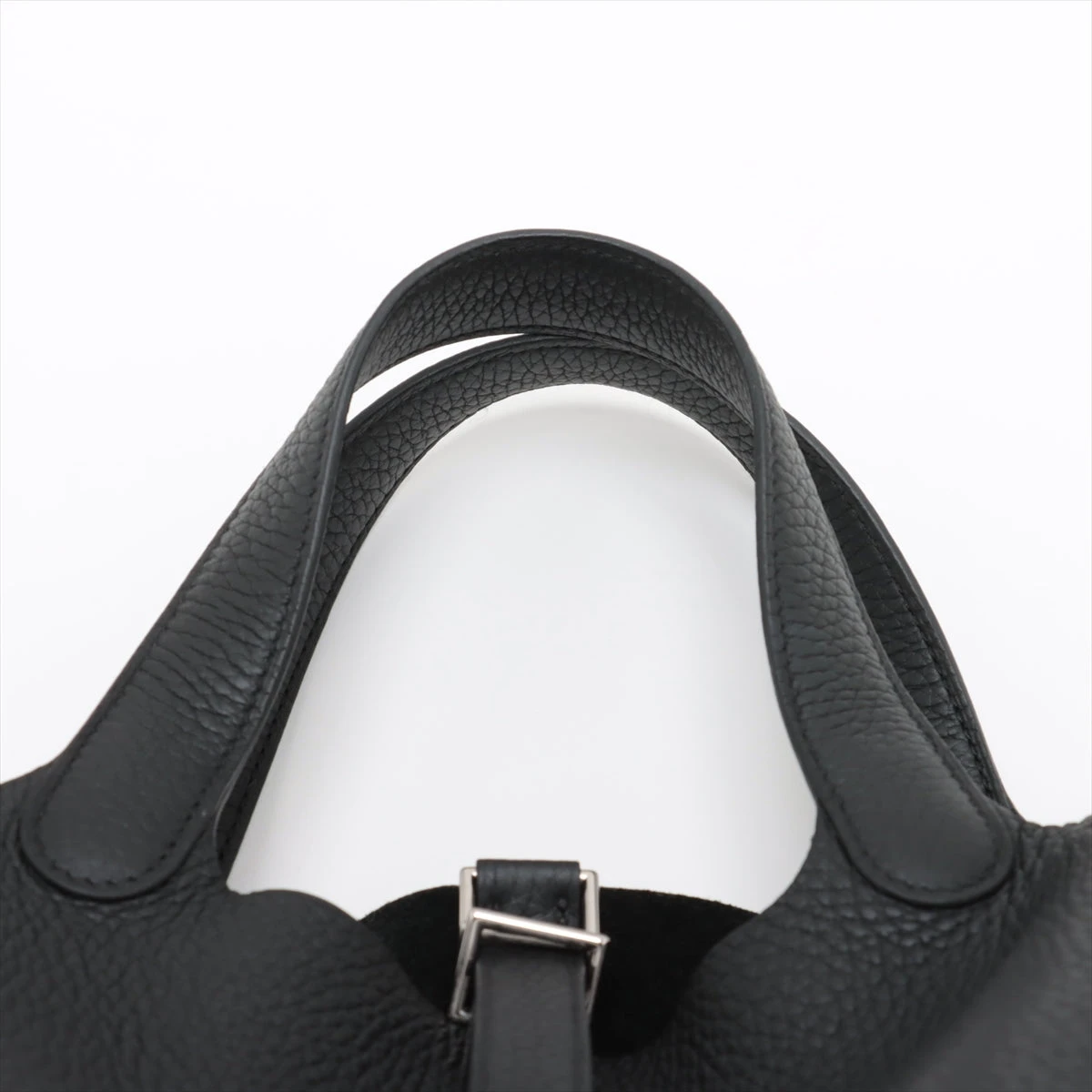 美品【エルメス】ピコタンロック18 ブラック シルバー金具 エルメス ピコタンロック18/PM ブラック トリヨンクレマンス