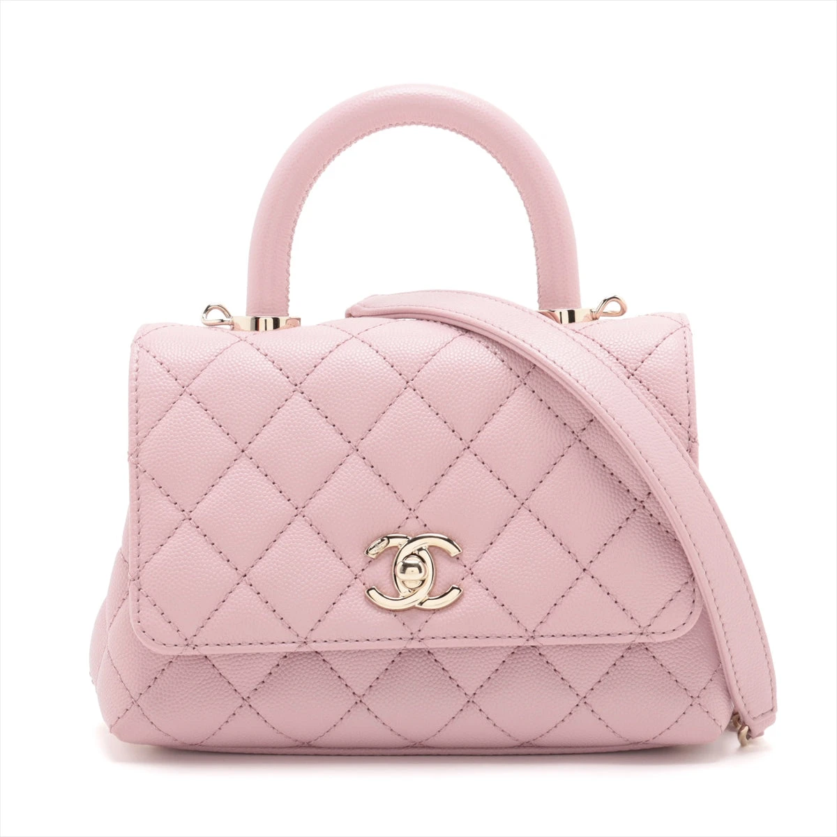 CHANEL - ［極美品］シャネル トリプルココ 刺繍 キャビアスキン