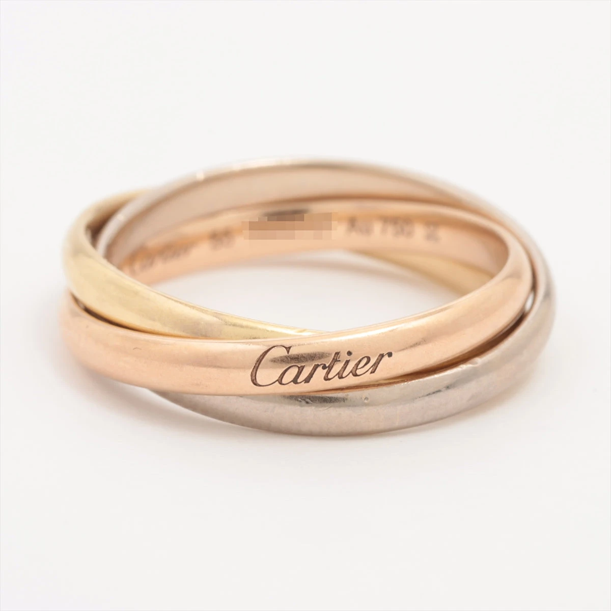 カルティエ トリニティ リング 750(YG×PG×WG) 6.5g 55 A3377404｜中古 