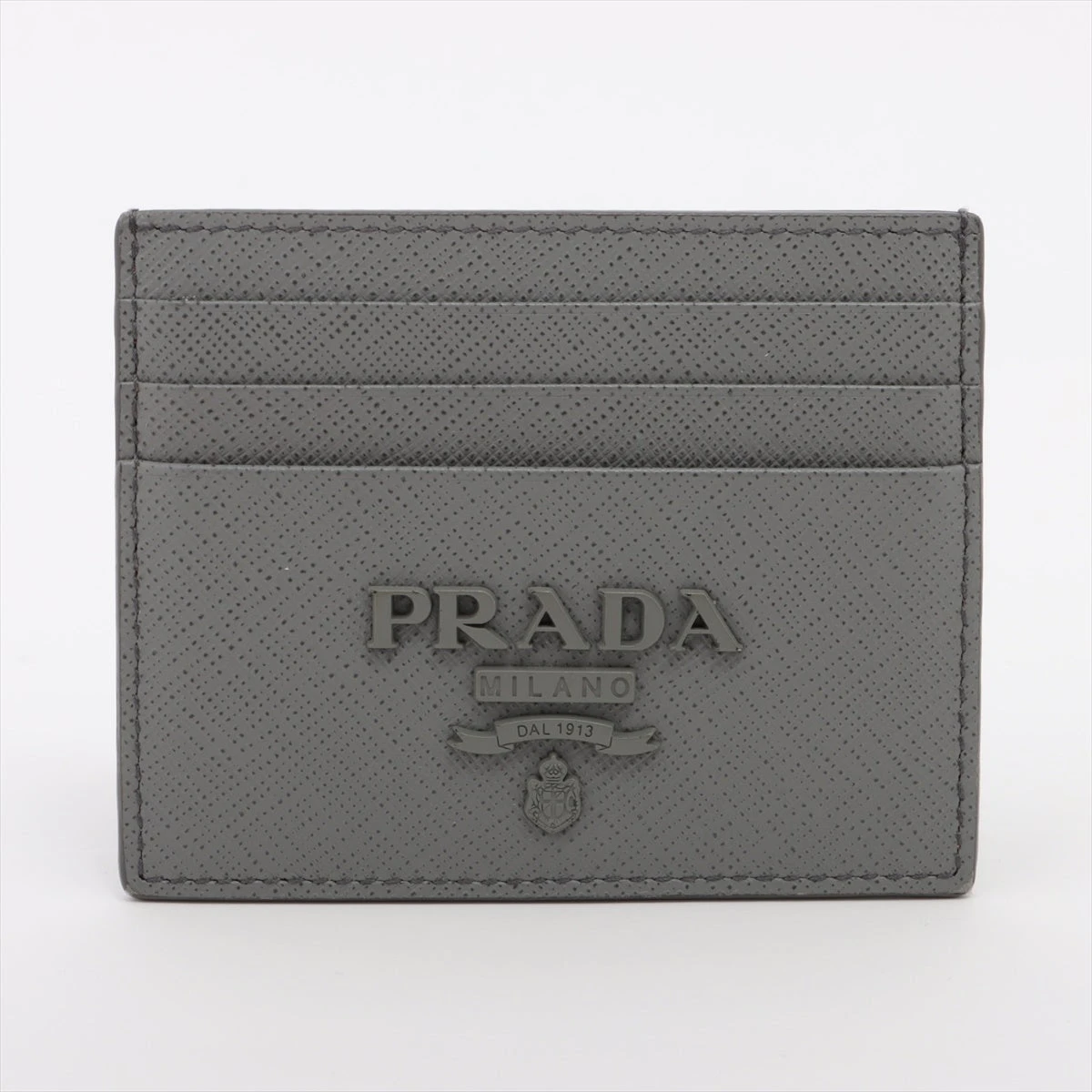 【美品】PRADAプラダ　カードケース　❤︎ PRADA プラダ カードケース サフィアーノ グレー 1M0881 17080777