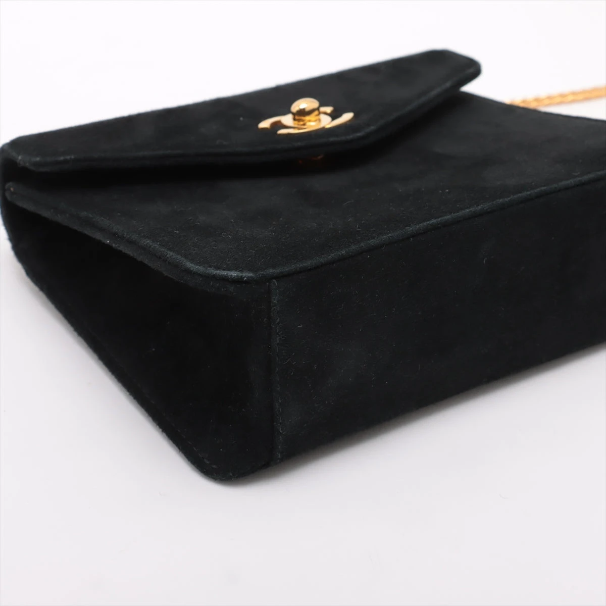 CHANEL シャネル ココマーク スエード ショルダーバッグ　チェーン CHANEL - 本物 シャネル CHANEL ココマーク チェーン ショルダー