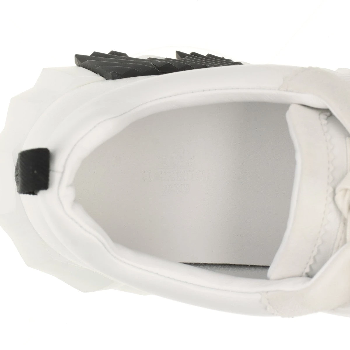 エルメス バウンシング レザー×スエード スニーカー EU45 メンズ