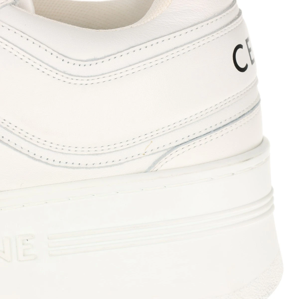 セリーヌ ブロックスニーカー エディ期 レザー スニーカー EU38