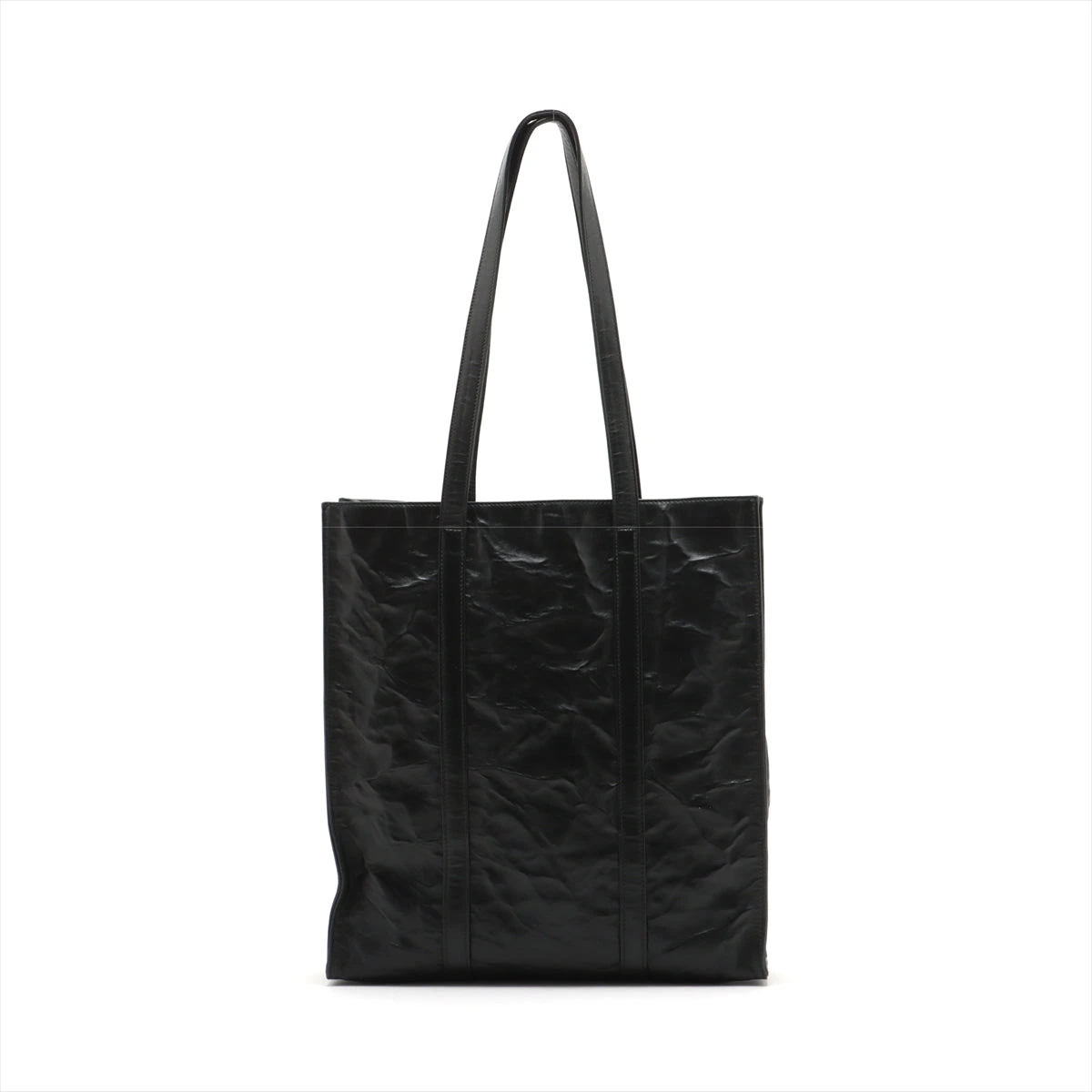 プラダ ナッパアンティーク レザー トートバッグ ブラック A3371660