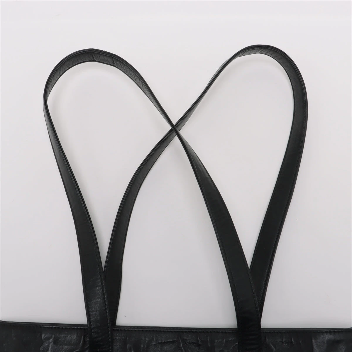 プラダ ナッパアンティーク レザー トートバッグ ブラック A3371660