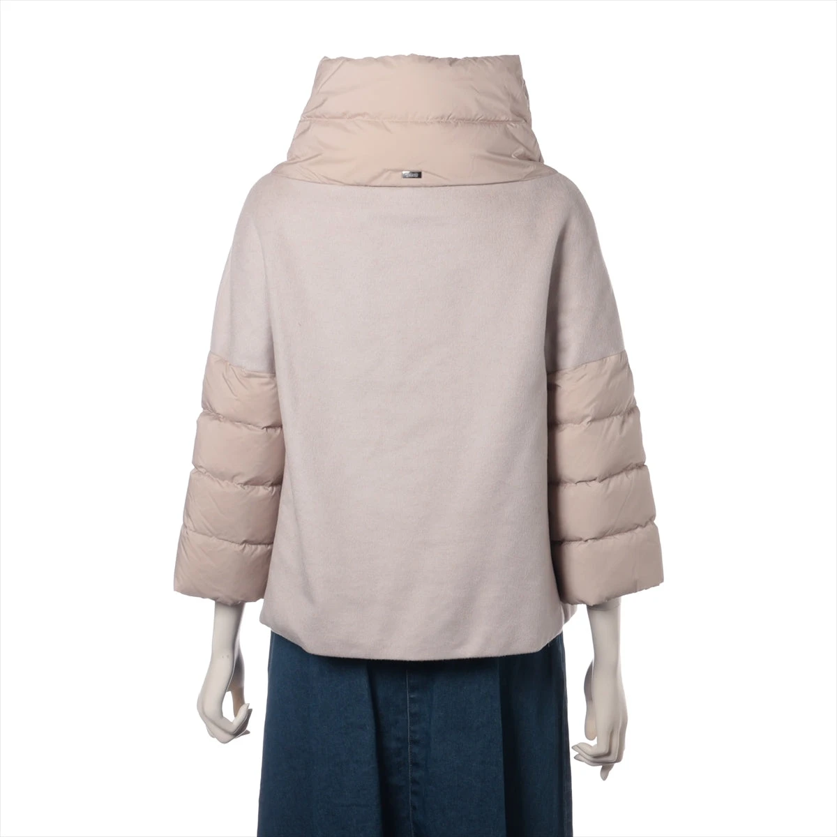 ヘルノ カシミヤ ダウンジャケット 40 レディース ピンク