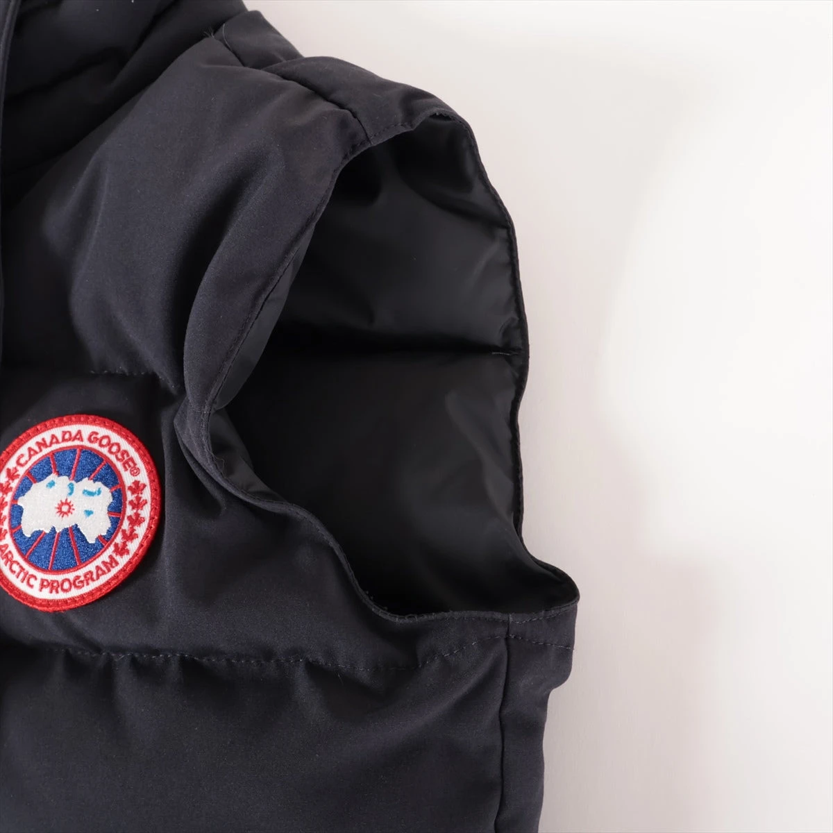 カナダ製 ネイビー ダウンベスト S/P