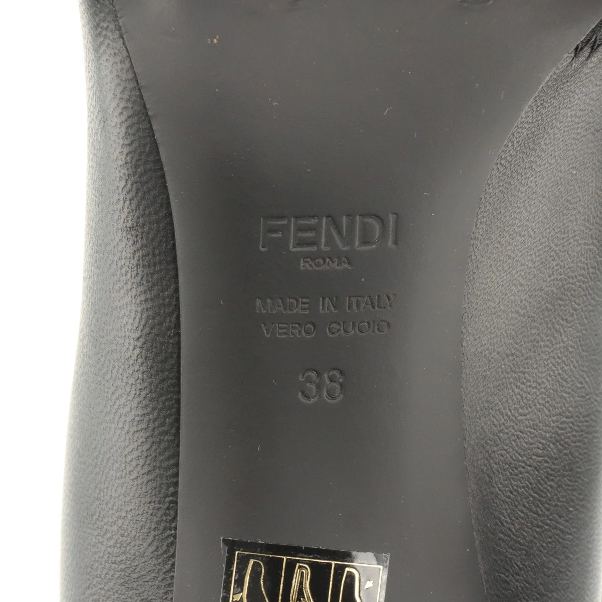 フェンディ レザー ブーツ 38 レディース ブラック A3335939｜中古 