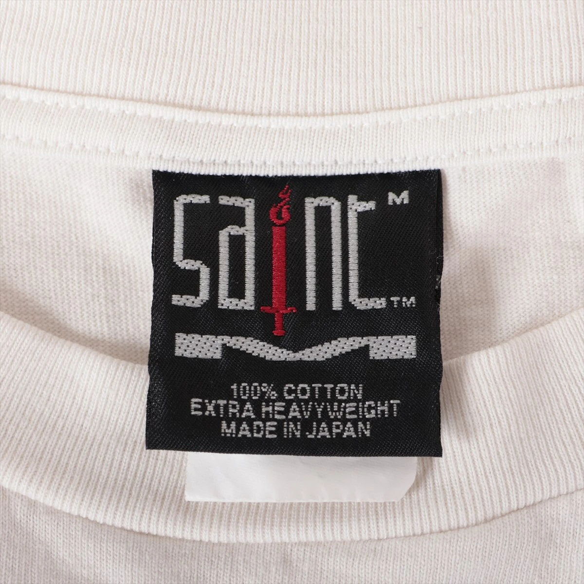 セントマイケル コットン Tシャツ M メンズ ホワイト SM-YS8-0000-007 