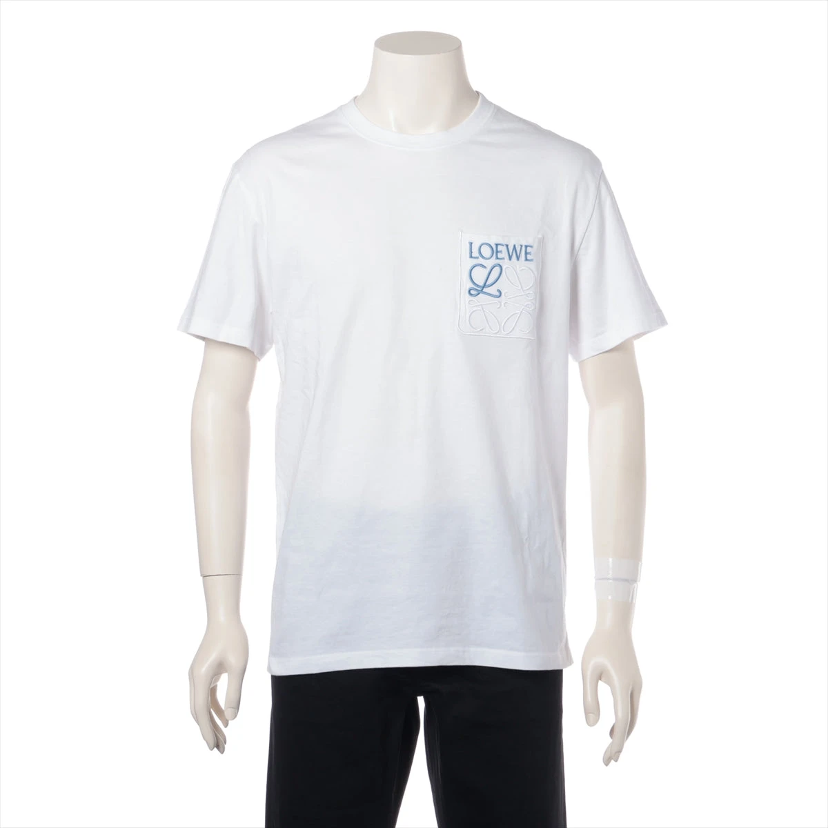 【直営店買付】ロエベ☆アナグラム コットンTシャツ☆H526Y22XBT ルーズフィット Tシャツ（コットン） ブラック - LOEWE