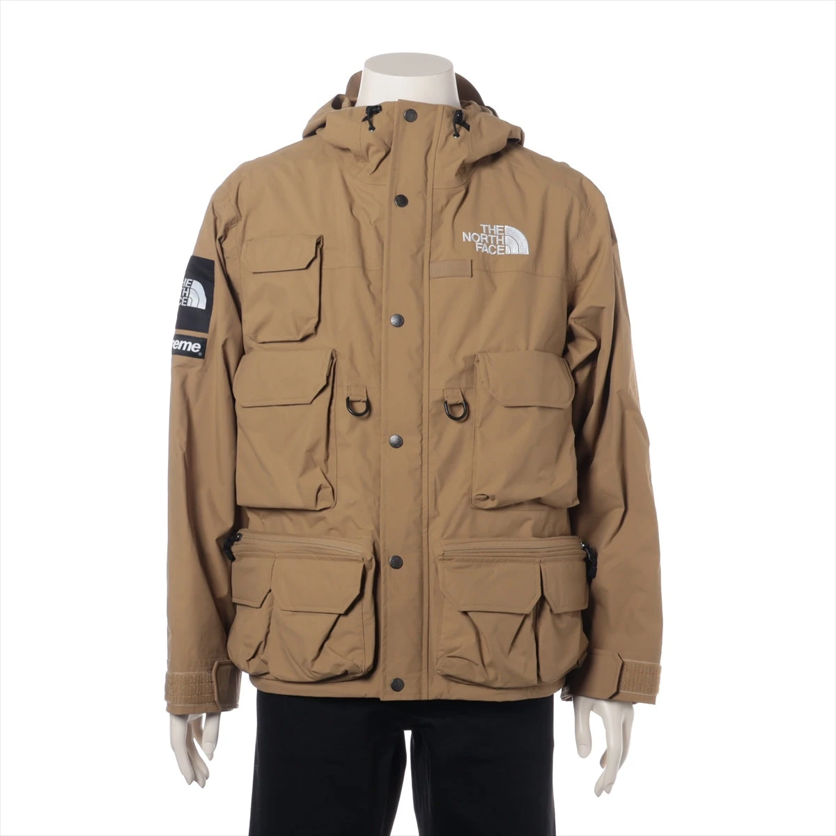 シュプリーム×ノースフェイス ポリエステル×ナイロン ジャケット S