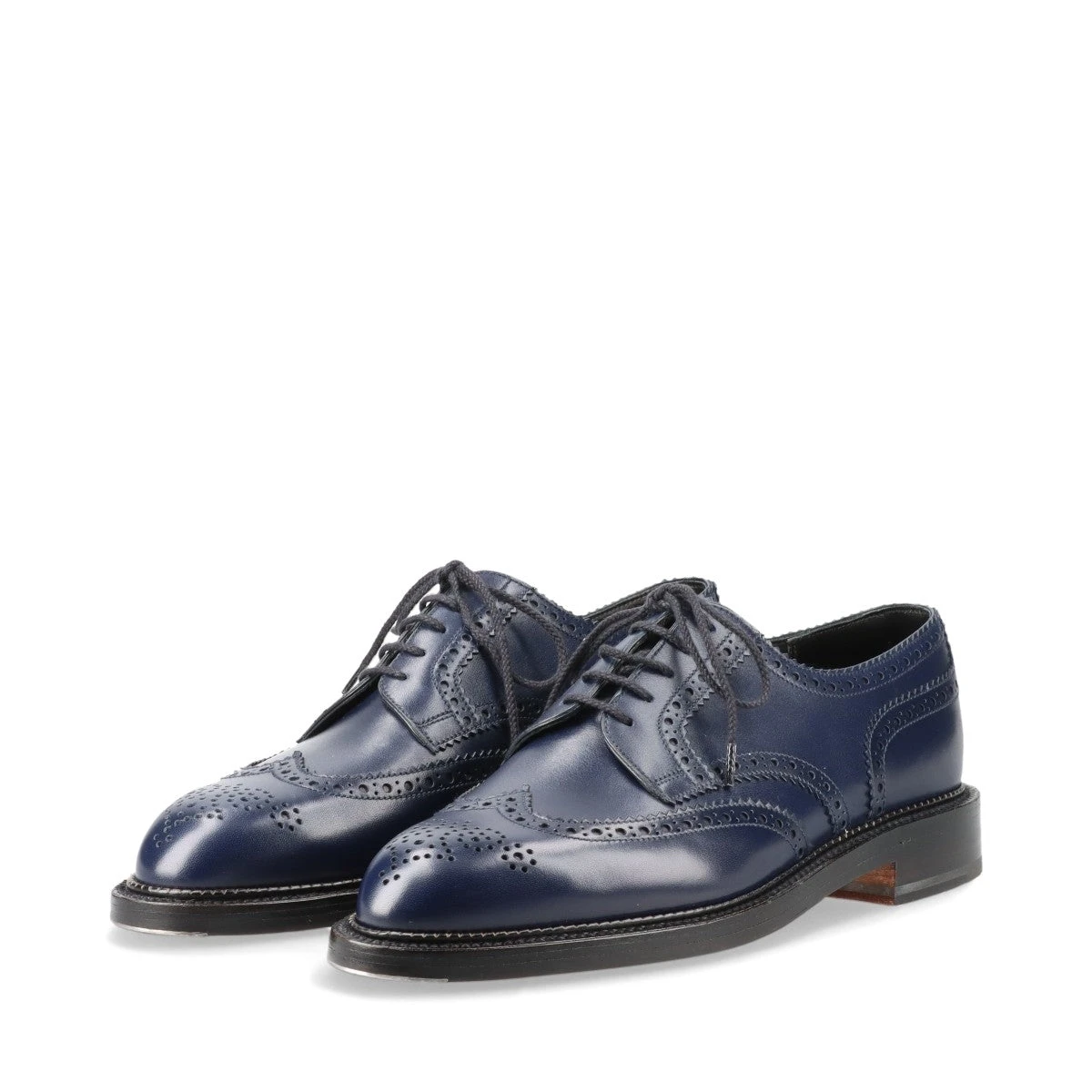 新品未使用✨PaulSmith レザーシューズ　ウィングチップ　レザー　ネイビー 人気 ポールスミス Paul Smith 革製 シューズ 靴 ウイングチップ 紺