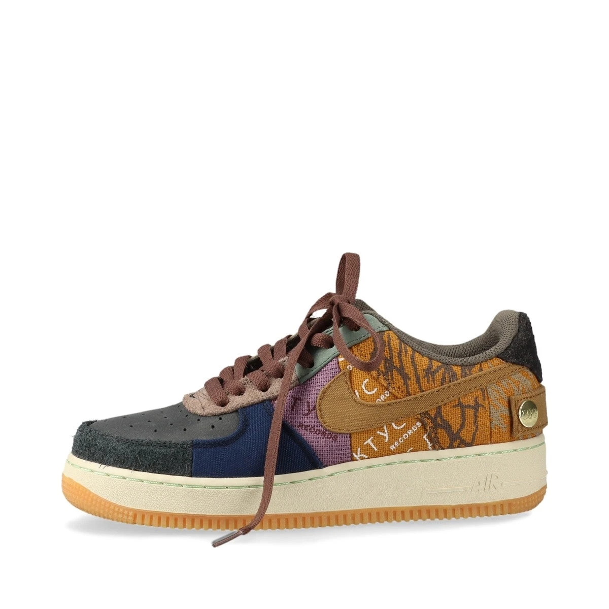 ナイキ×トラヴィススコット AIR FORCE 1 LOW レザー×ファブリック 