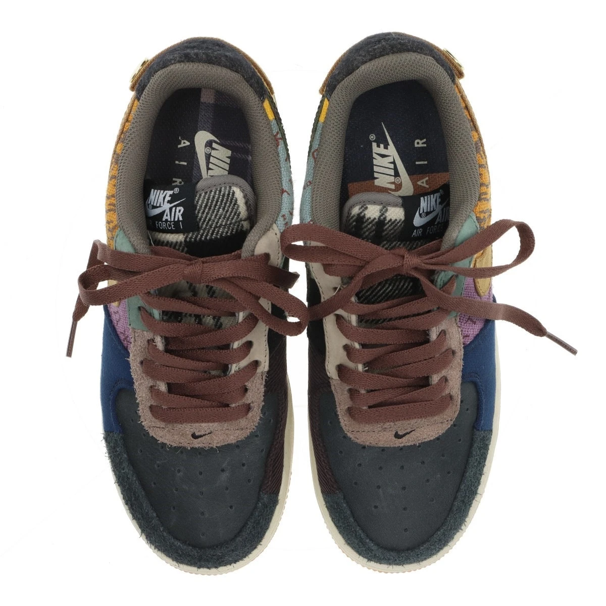 ナイキ×トラヴィススコット AIR FORCE 1 LOW レザー×ファブリック 