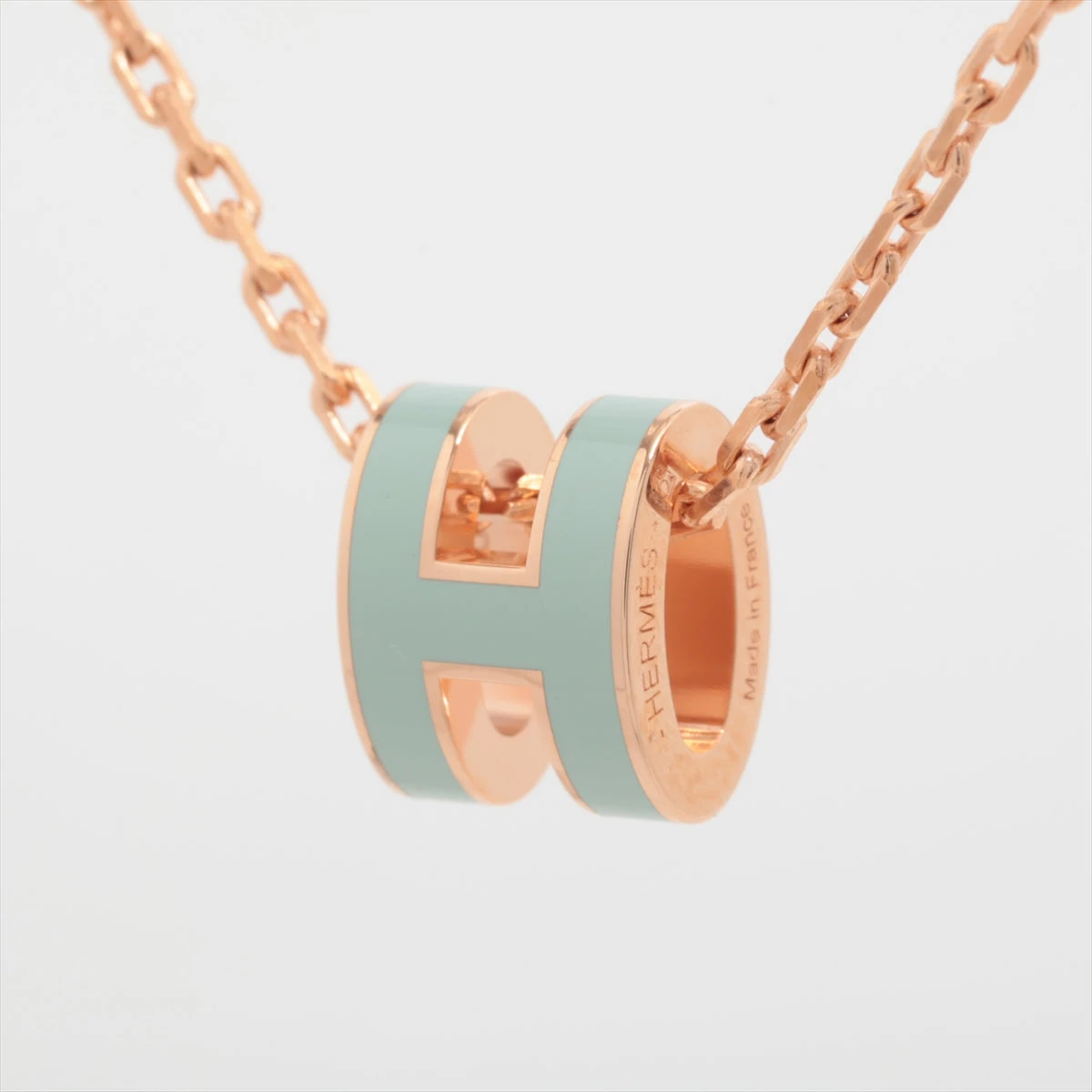 エルメス ミニポップアッシュH GD0254 ネックレス GP ゴールド