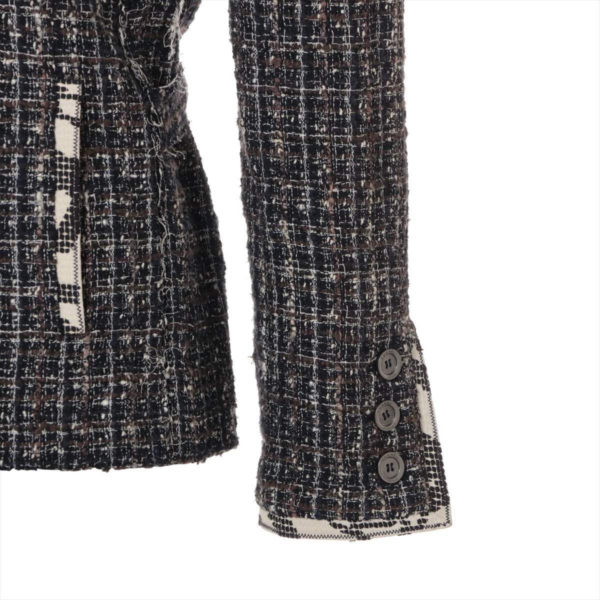 CHANEL ジャケット シャネル ココマーク 06P コットン×ウール ジャケット 36